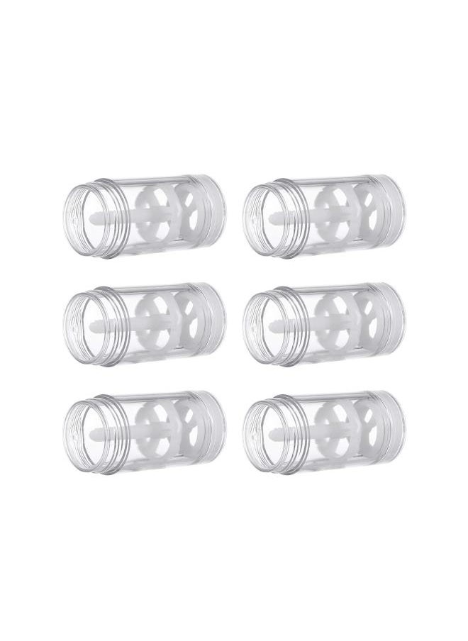 6Pcs 30ml Empty Deodorant Containers Plastic Twist Up Deodorant Containers Deodorant Tubes Storage Bottles for DIY Travel