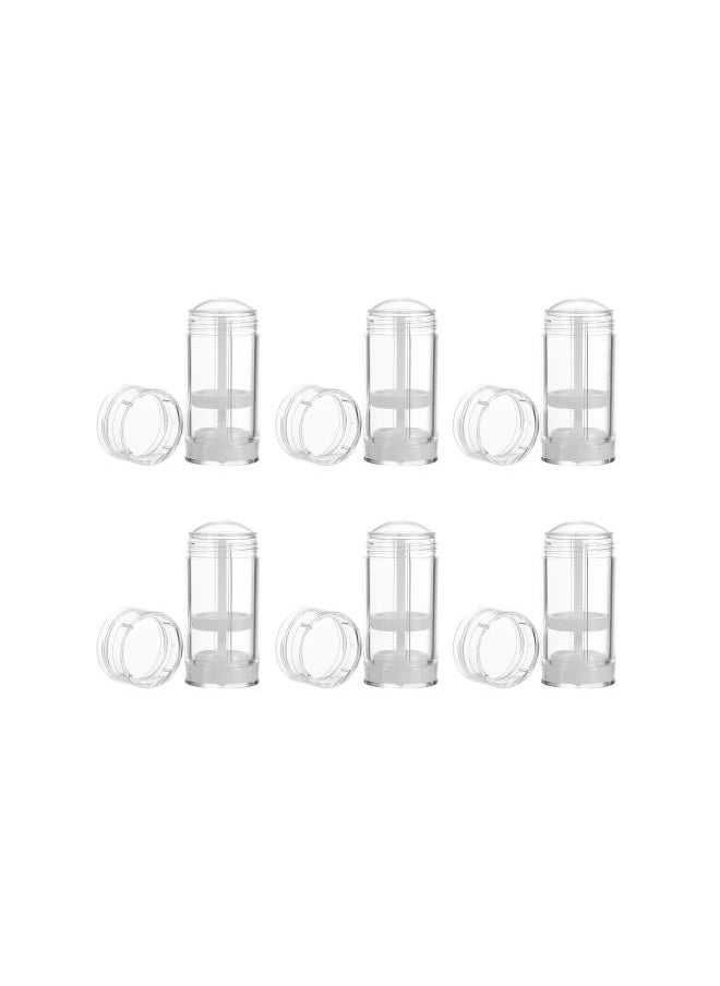 6Pcs 50ml Empty Deodorant Containers Plastic Twist Up Deodorant Containers Deodorant Tubes Storage Bottles for DIY Travel