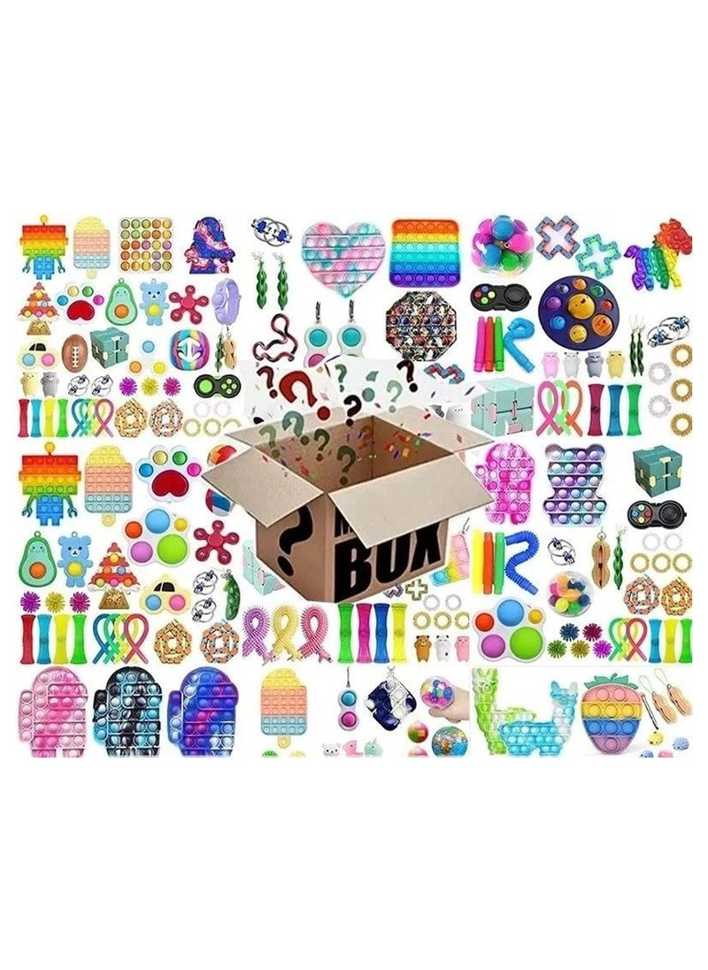 Mystery Box Surprise Bag 20 Pieces of Gift Educational Toys Pop It Push Bubble Sensory Fidget Toys