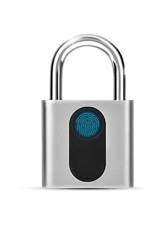 Smart Fingerprint Padlock, Electronic Door Lock Fingerprint Recognition Smart Keyless Waterproof Security Anti Theft Padlock