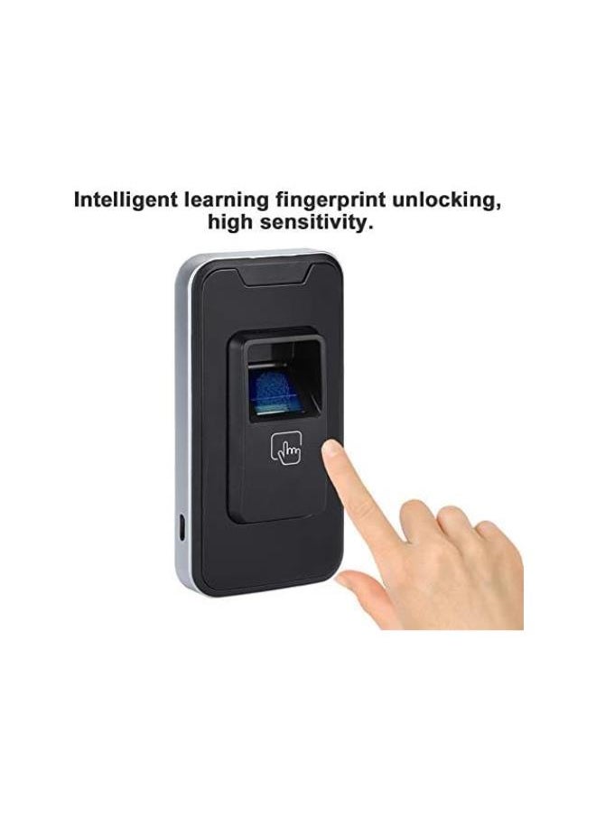 Intelligent Learning Type Fingerprint Lock Office Cabinet Security Anti Theft Lock, Double Unlock Mode,Multi user Management,Suitable for Gym Locker,Cupboard,Drawer,Shoe Cabinet