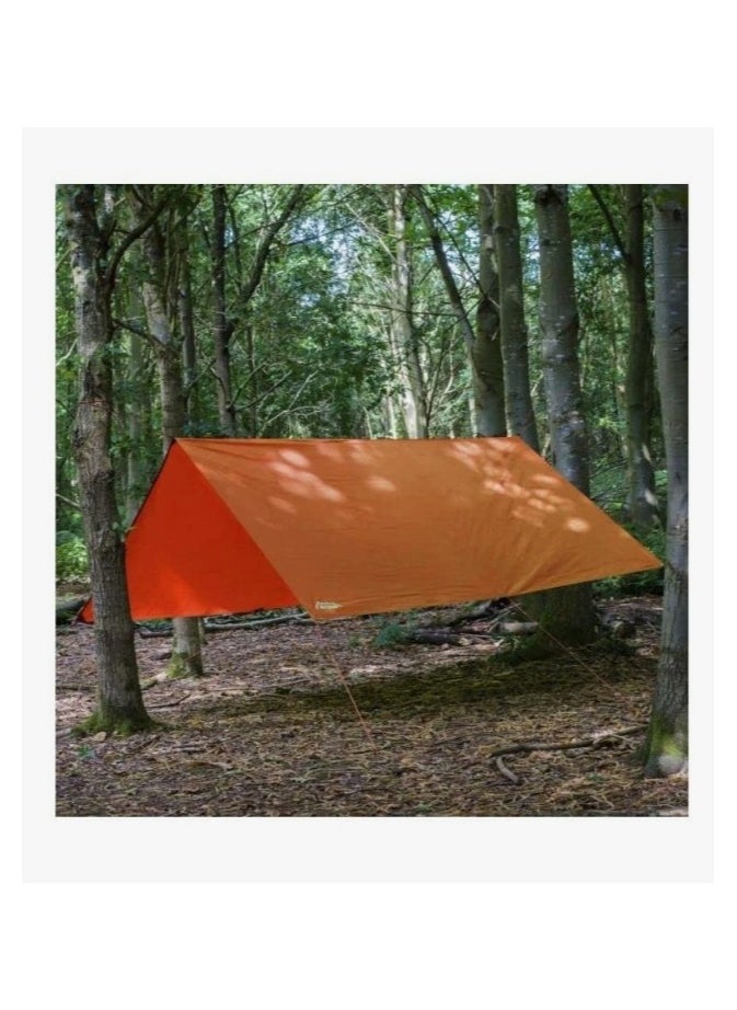 Heavy-Duty Orange/Silver Tarpaulin Sheet, Waterproof, UV-Resistant, Tear-Proof, Multipurpose Cover for Outdoor Protection, Camping, Construction, Trucks, Boats, and Furniture – Various Sizes Available