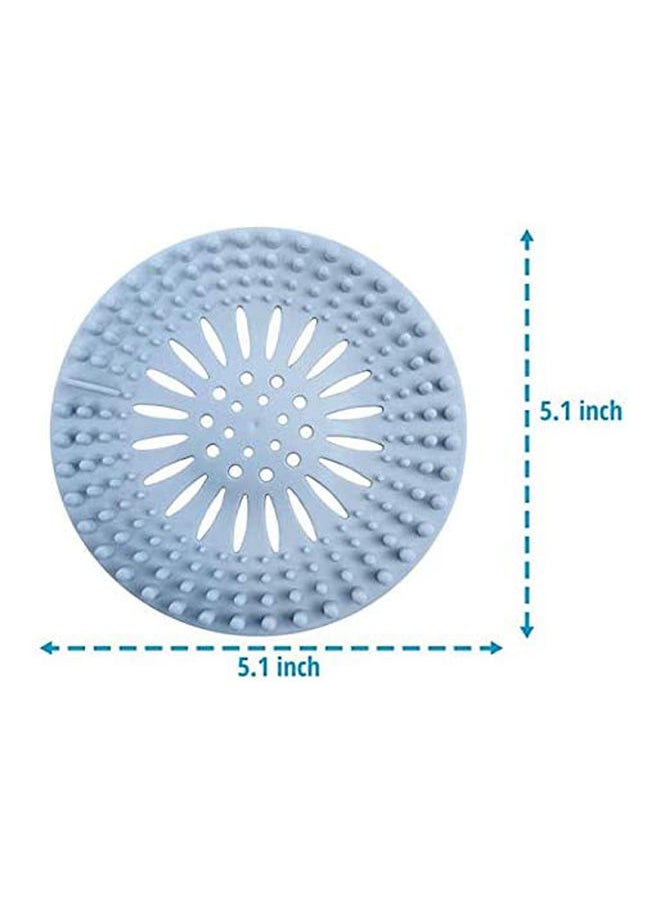 Shower Drain Hair Trap Durable Blue 5.1inch