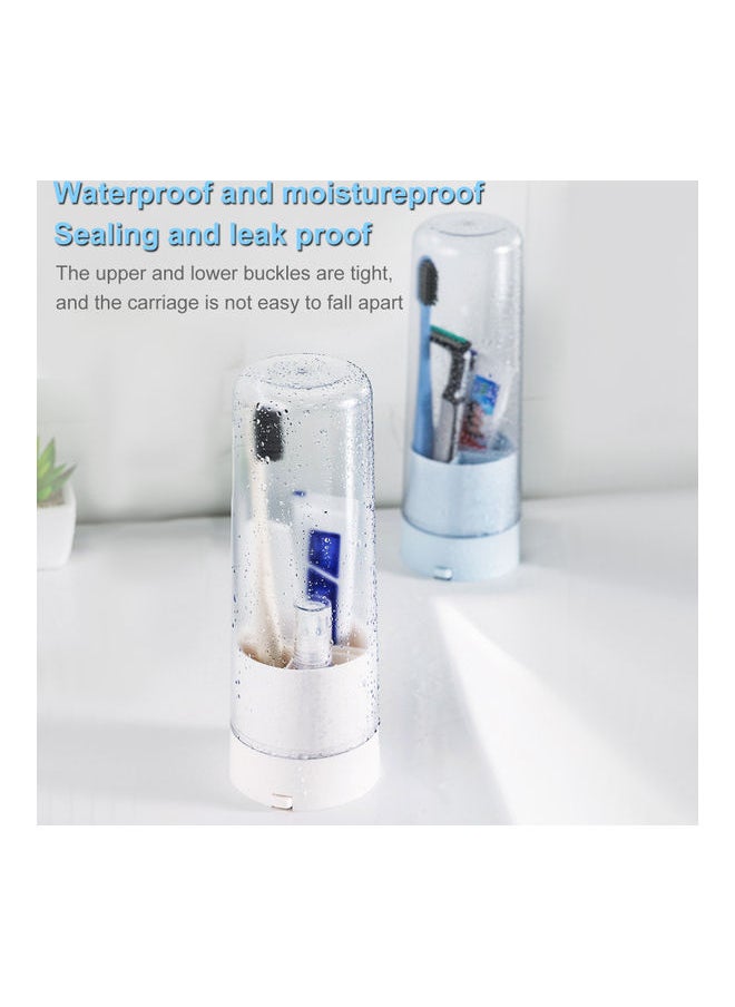 Travel Toothbrush Holder White 22.50x8.00x8.30cm