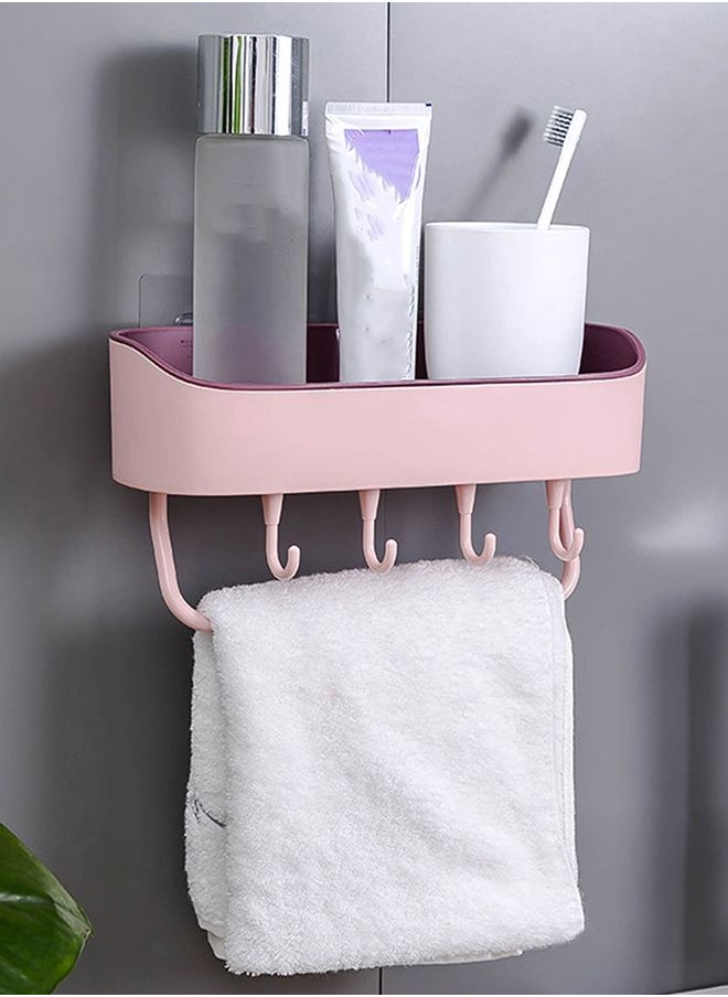 Hanging Cart Bathroom Shelf Pink