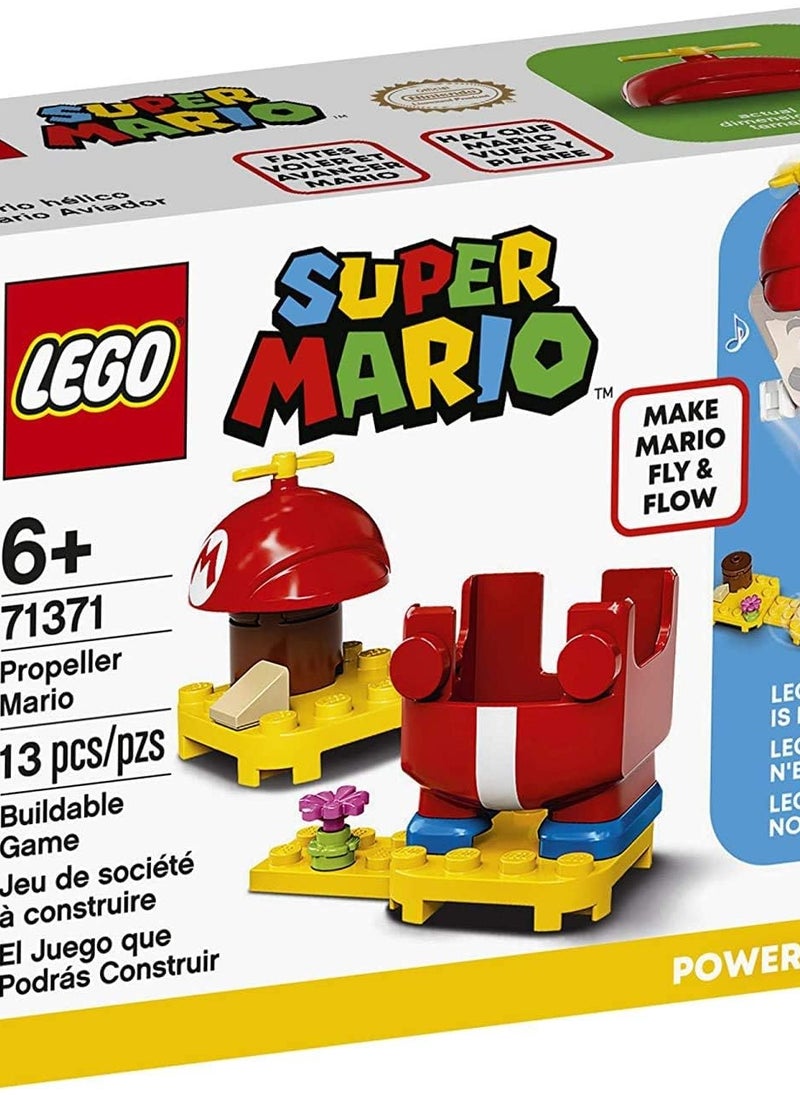 LEGO Super Mario Propeller Mario Power-Up Pack 71371; Awesome Toy for Kids to Power Up The Mario Figure in The Adventures with Mario Starter Course (71360)...