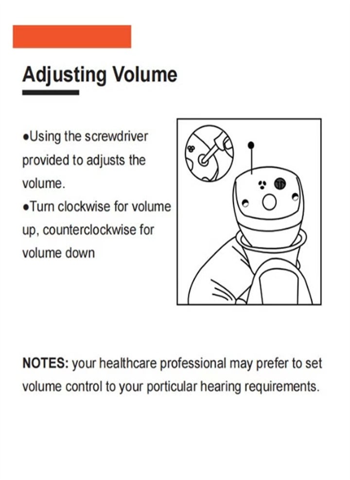 Hearing Aids, Invisible Magnetic Assistive Listening Devices, Contact Charging Box with LED Power Display (Black)