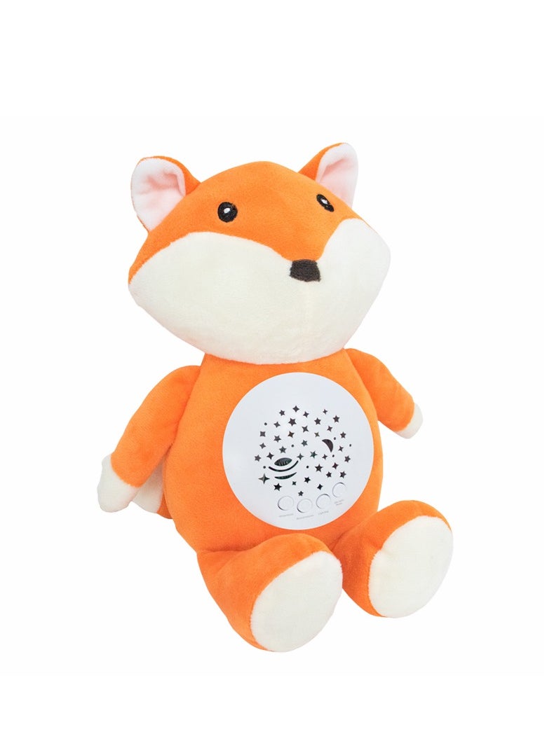 Factory Price Fox Plush Toy With Soft Light  and Soothing Music Gift Set