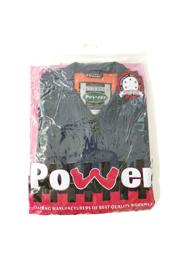 Power Pant and Jacket Protective Workwear Suit – Navy, Durable & Comfortable Workwear – Ideal for Industrial & Construction Use – Size-XL