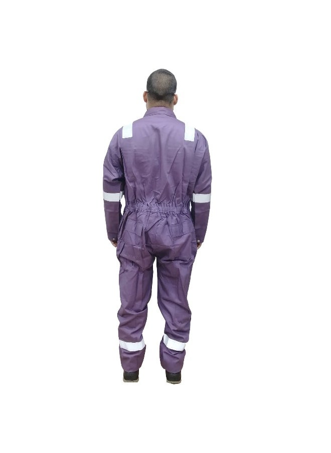 FR Pyrovatex Coverall – Flame-Resistant Protective Workwear for High-Risk Environments, Petrol Blue | Size-4XL