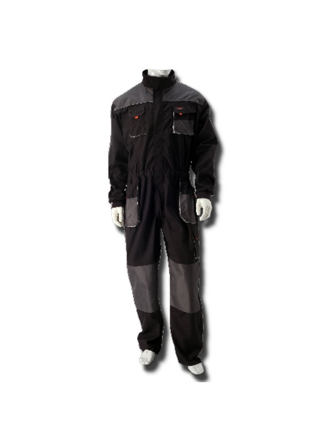 TAHA Safety Neo Grey Coverall – Protective Workwear for industrial and Hazardous Environment | Size-M