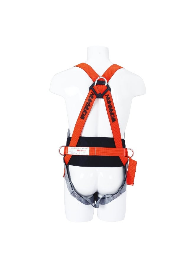 PM51 Full Body Safety Harness with Adjustable Chest & Thigh straps with ideally positioned Sit Strap | Construction Harness & Fall Protection Gear
