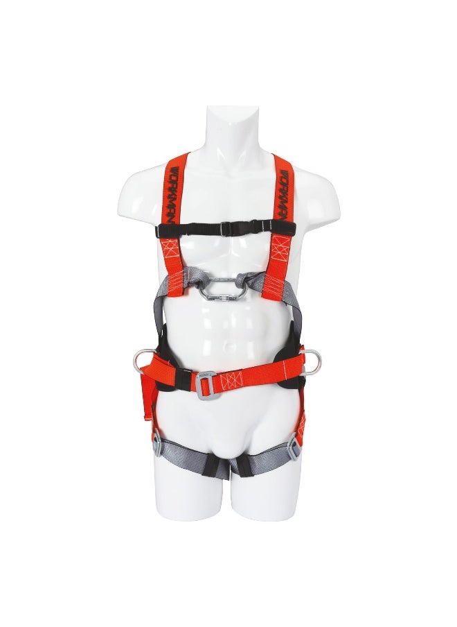 PM51 Full Body Safety Harness with Adjustable Chest & Thigh straps with ideally positioned Sit Strap | Construction Harness & Fall Protection Gear