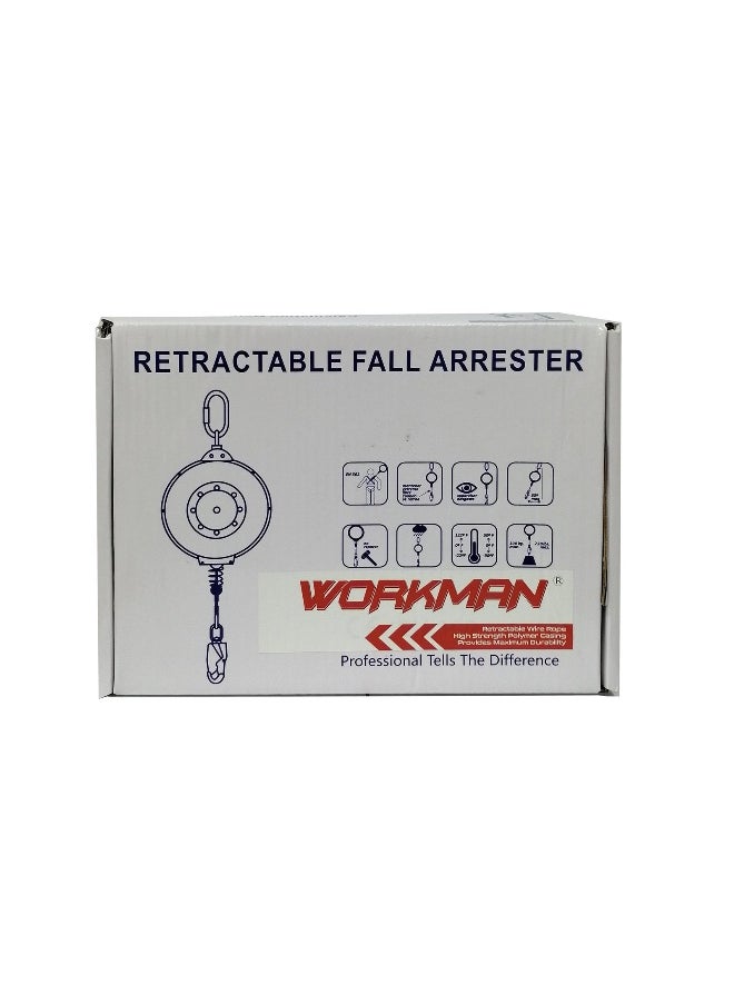 Retractable block for Fall Arrestor | Construction Harness & Fall Protection Gear | 8 meters