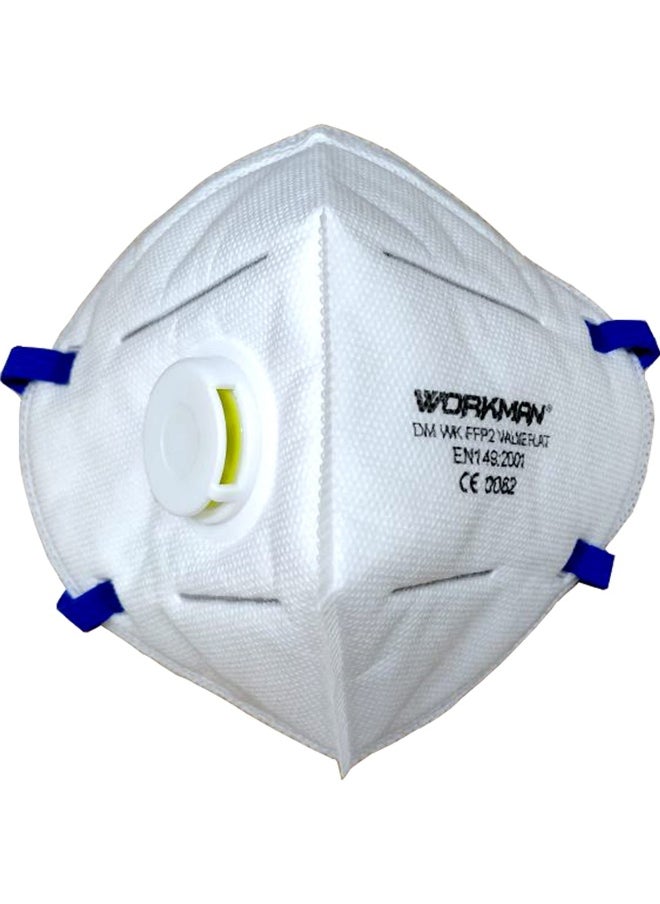 FFP2 Dust Mask with Valve Flat – High-Performance Respirator for Superior Filtration and Comfort with Safety Face Mask