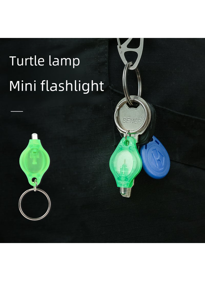 1 x 5 pcs Liberty Light Replica High-Brightness Mini Keychain LED Black Shell White Light