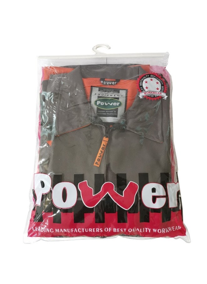 Power Pant and Jacet Protective Workwear Suit – Grey, Durable & Comfortable Workwear – Ideal for Industrial & Construction Use – Size-4XL