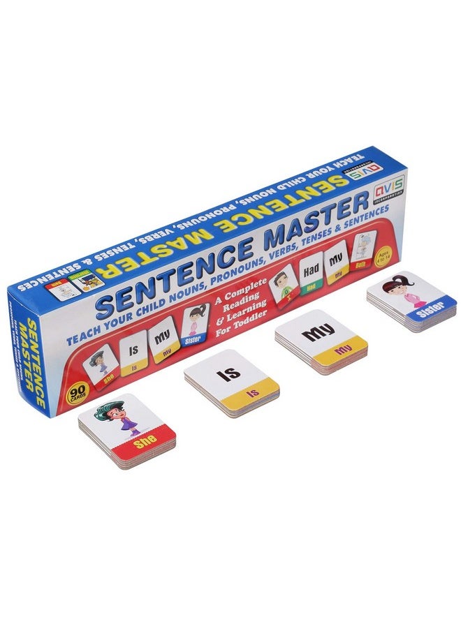 Sentence Master: Interactive Language Learning Toy For Kids|Develop Language Skills, Construct Sentences|Nouns, Verbs, Tenses|Fun And Educational Toy For Toddlers,Multicolor