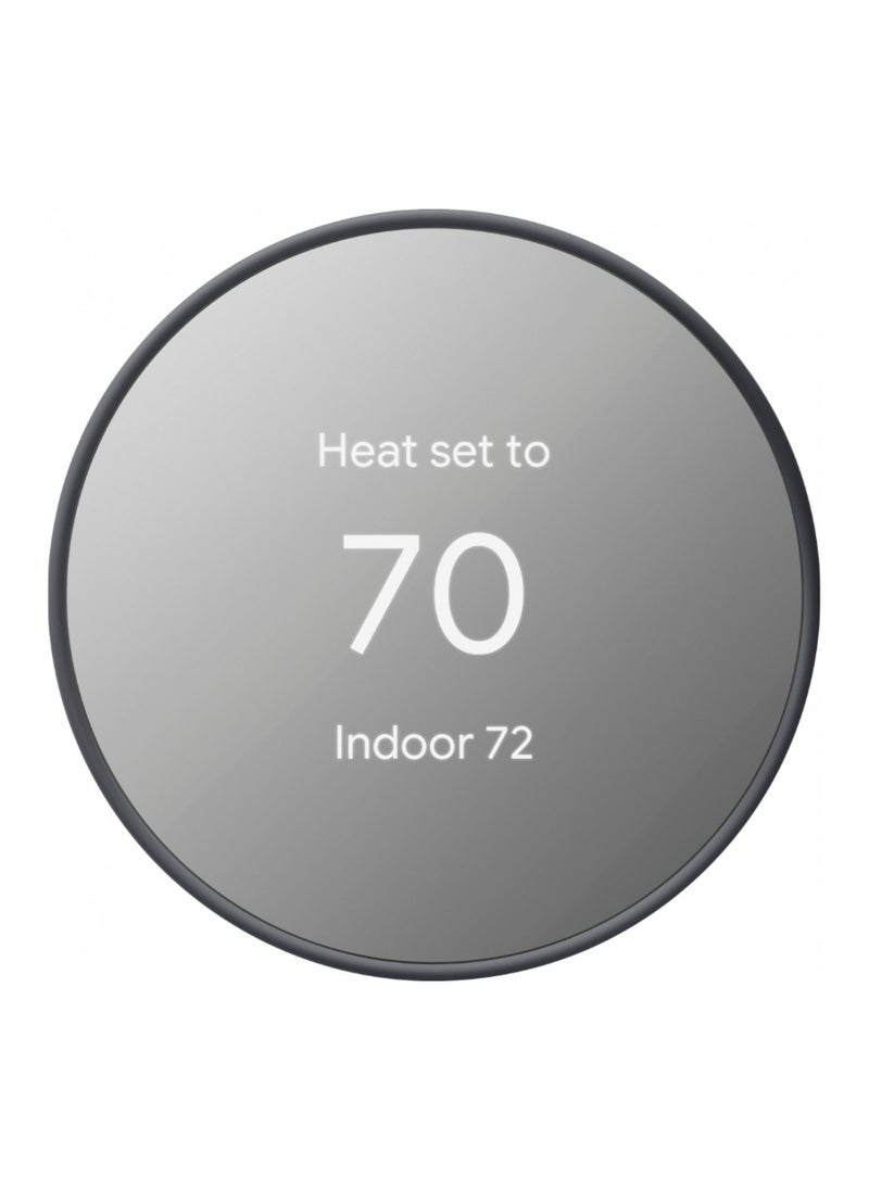 Google Nest Thermostat 4th Gen Programmable Thermostat - Charcoal | GA02081-US