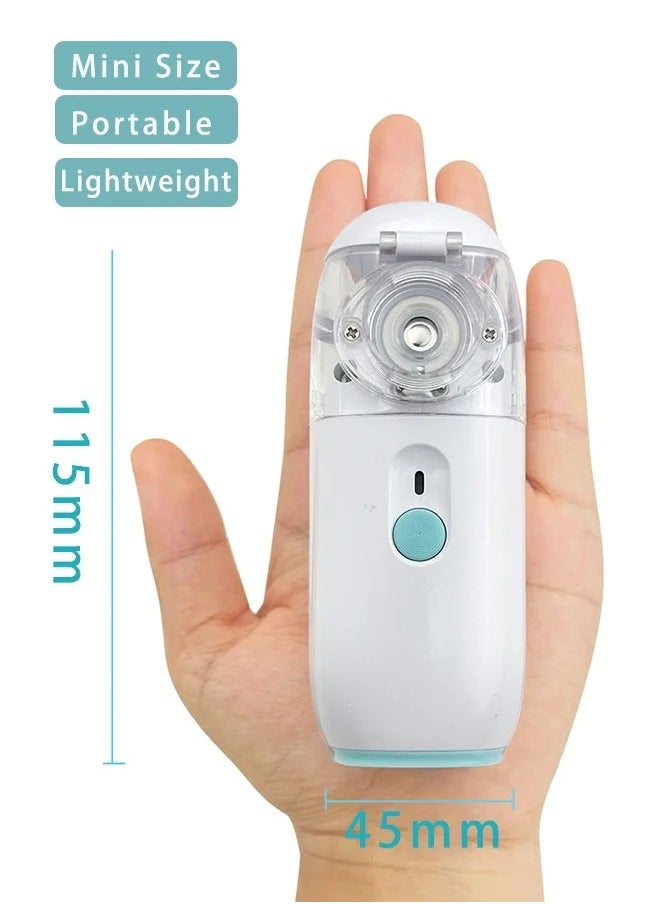 Ultrasonic Mesh Nebulizer for children adult Mini Handheld Portable Steam Humidifier for home and travel