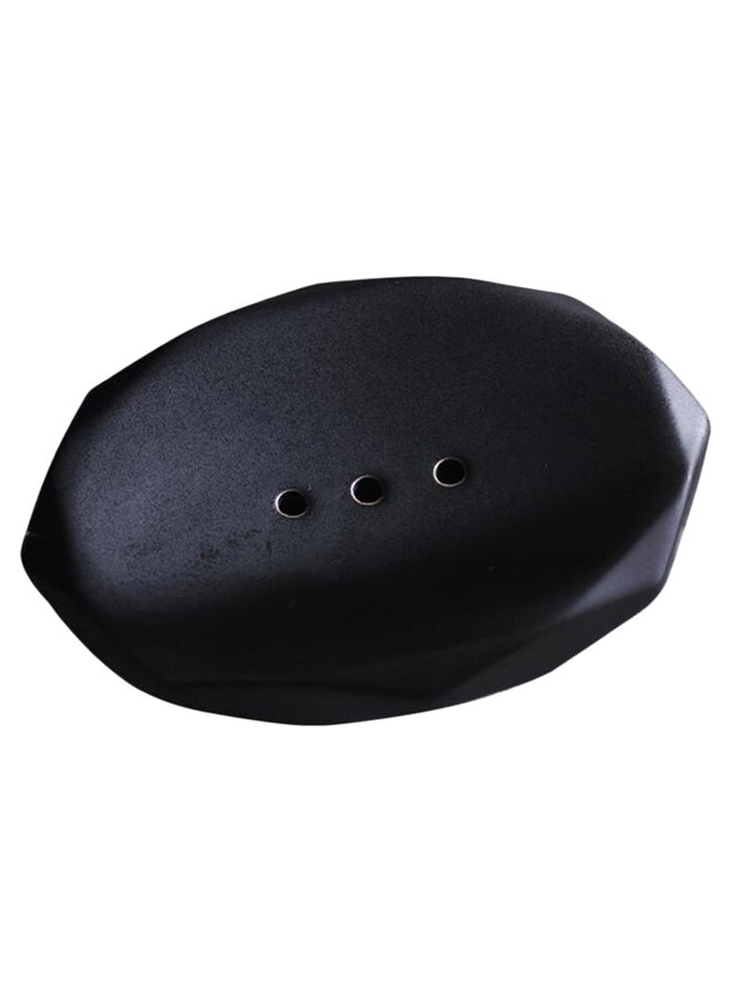 Ceramic Bath Soap Dish Black