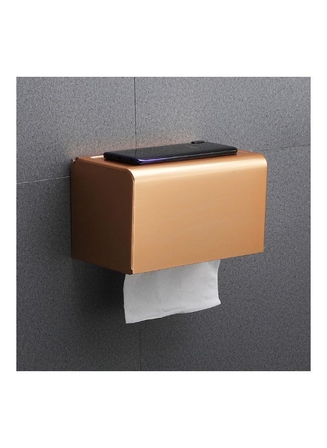 Bathroom Wall-mounted Waterproof Paper Tissue Roll Stand Holder Multicolour 45x18x15cm