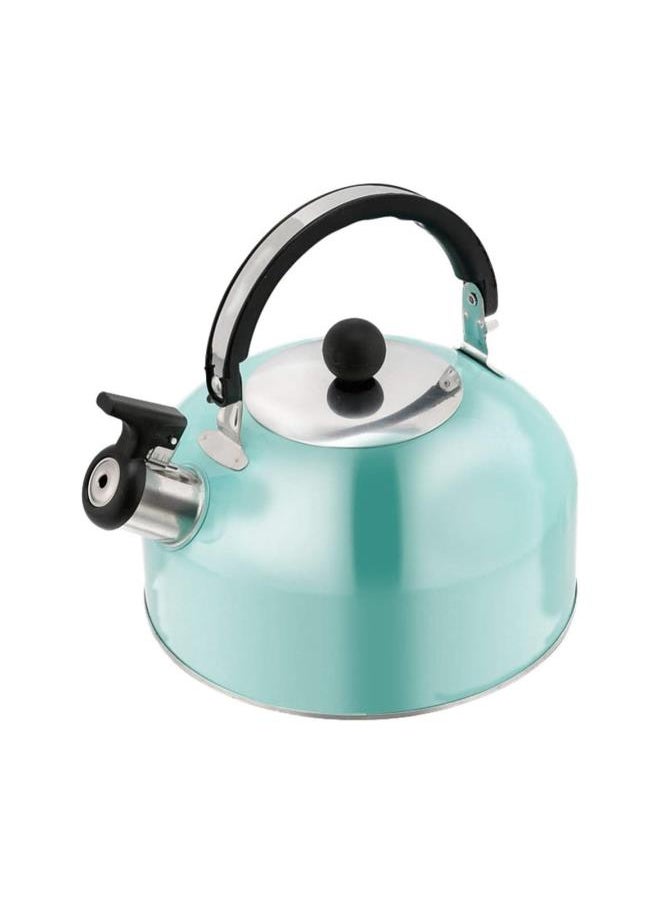 3L Whistling Tea Kettle Flat Bottom Kettle Stainless Steel Tea Kettle Whistling Teapot for All Stovetops Gas Electric