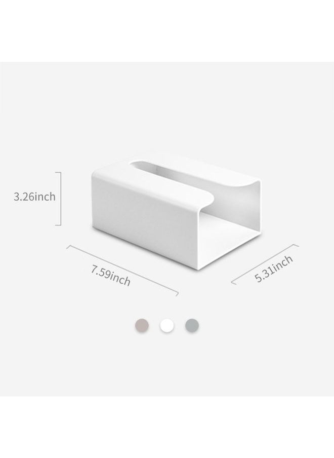 Wall Mounted Paper Towel Holder White 19.5x8.5x13.5centimeter