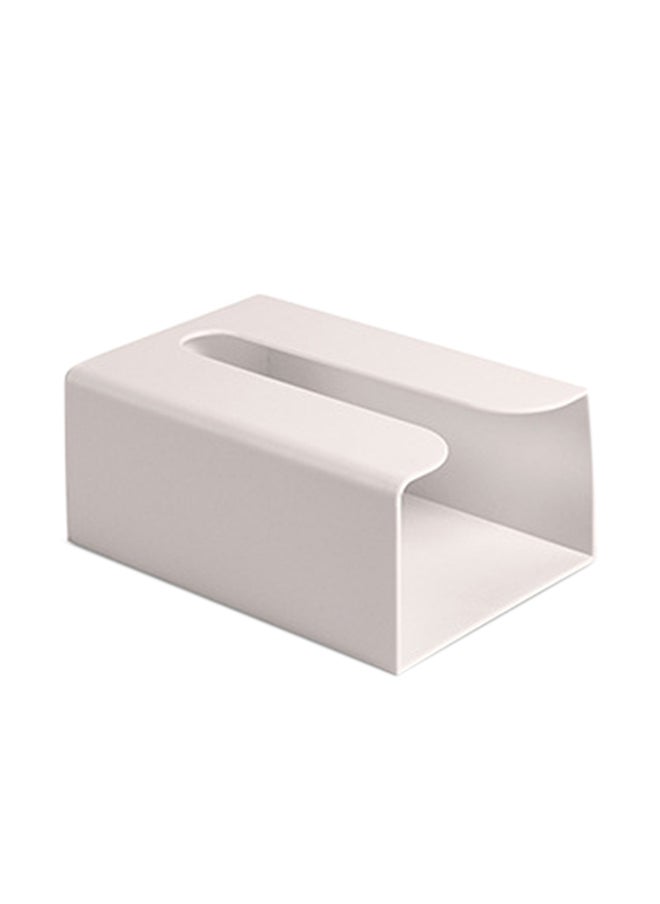 Wall Mounted Paper Towel Holder White 19.5x8.5x13.5centimeter