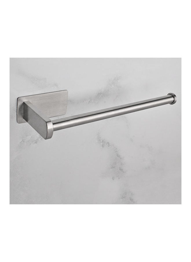 Stainless Steel Toilet Paper Holder Silver 10.6x3.1inch