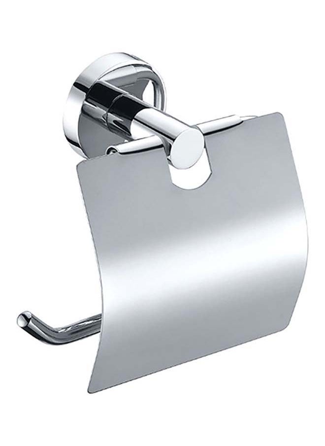 Toilet Paper Holder Silver 13 x 14cm