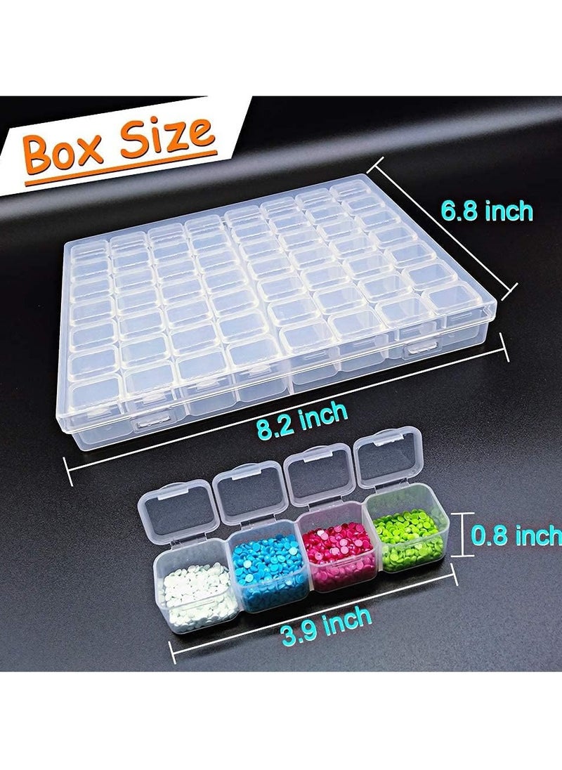 56-Grid Diamond Painting & Sewing Organizer Box for Beads & Accessories