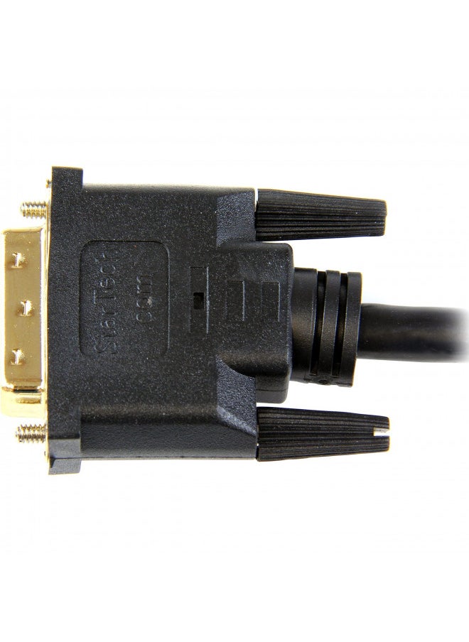 StarTech.com 6ft HDMI to DVI D Adapter Cable - Bi-Directional - HDMI to DVI or DVI to HDMI Adapter for Your Computer Monitor (HDMIDVIMM6)