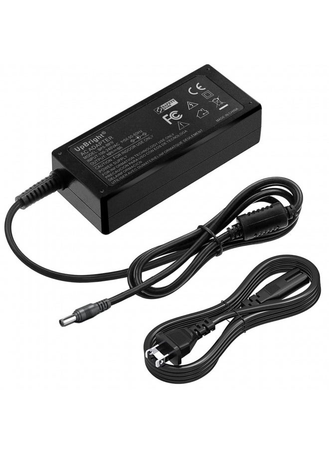 UpBright 12V AC/DC Adapter Compatible with Peloton Console PLTN-RB1VO PLTN-RB1V1 PLTN-RB1VQ GEN 1 2 3 1st 2nd 3rd Generation 12 Volt 4.17A Exercise Bike Tech ATS050T-P/A121 ATS050T-P121 Power Charger