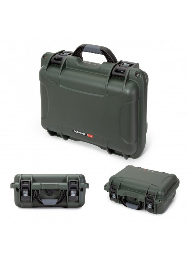 Nanuk 915 Waterproof Hard Case Empty - Olive