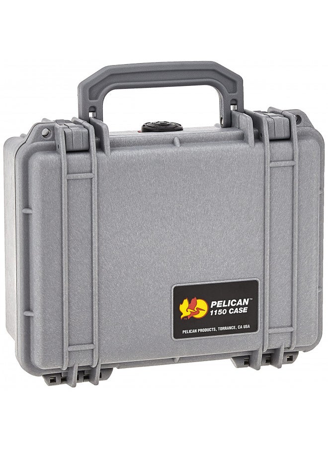 Pelican 1150 Camera Case With Foam (Silver)