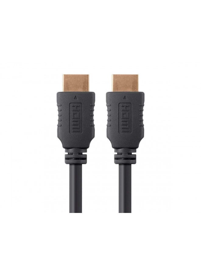 Monoprice HDMI High Speed Cable - 15 Feet - Black, 4K@60Hz, HDR, 18Gbps, YUV 4:4:4, 28AWG - Select Series