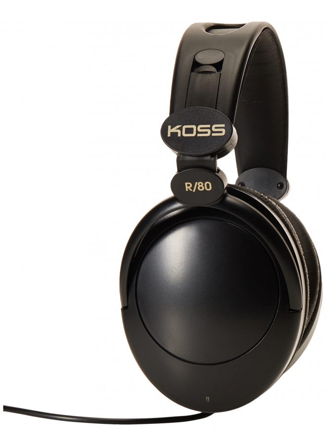 Koss 154336 R-80 Over Ear Headphones, Black