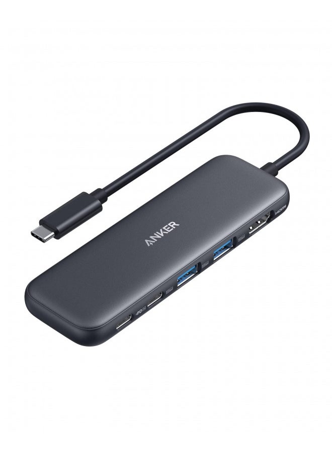 Anker 332 USB-C Hub (5-in-1) with 4K HDMI Display, 5Gbps - and 2 5Gbps USB-A Data Ports and for MacBook Pro, MacBook Air, Dell XPS, Lenovo Thinkpad, HP Laptops and More