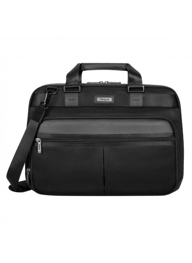 Targus Mobile Elite Laptop Bag for 15.6-inch Laptops, TSA Checkpoint-Friendly Design, Messenger Bag for Men /Women, Computer Bag & Laptop Case for Mac/PC/Dell/Lenovo/HP, Black (TBT045US)