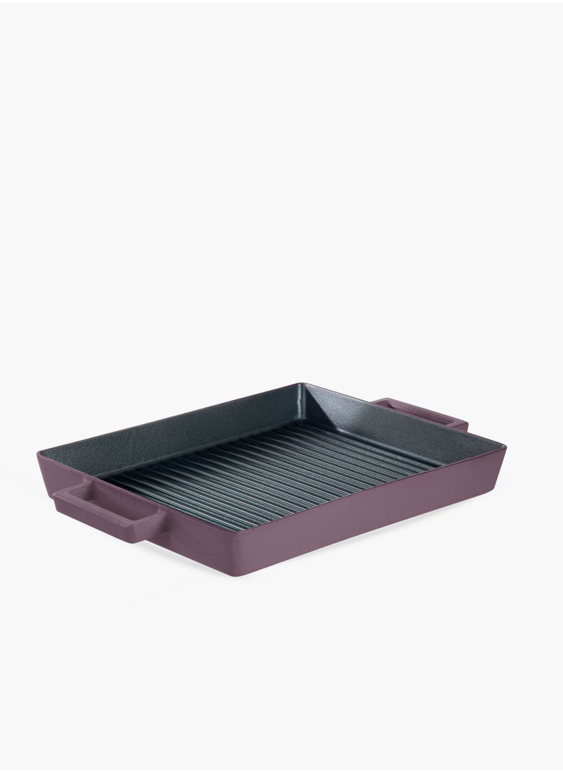 Grill Pan Terra Cotto & Cast Iron Large