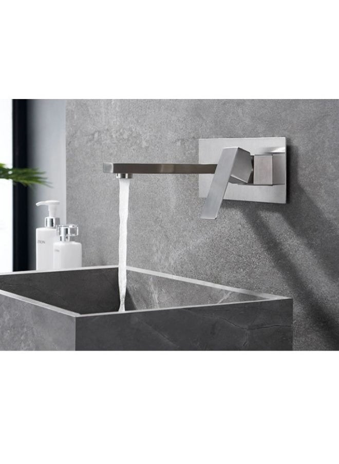 Brushed Nickel Wall Mounted Concealed Basin Taps Manufacturer