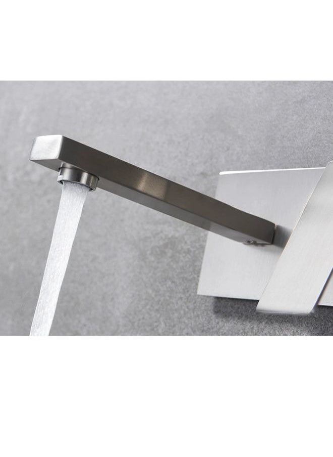 Brushed Nickel Wall Mounted Concealed Basin Taps Manufacturer
