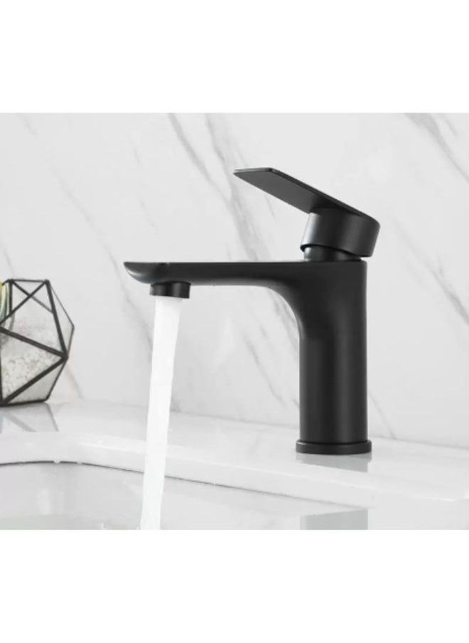 Black Bathroom Faucets Hot Cold Basin Mixer Taps