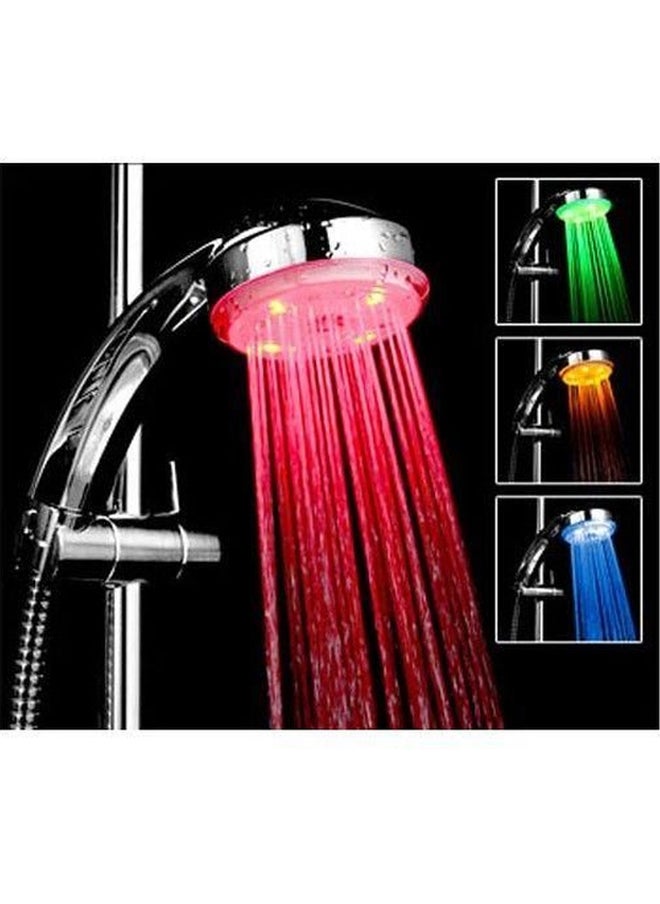 Shower Head With LED Silver