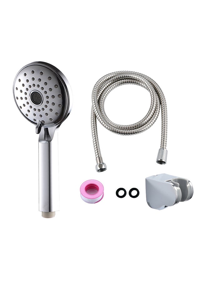 High Pressure Handheld Shower Head Silver