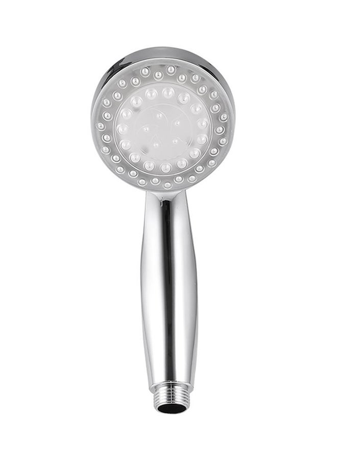 7-Color LED Lighting Shower Head Silver