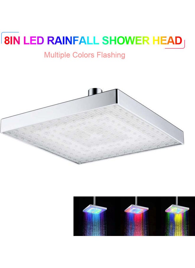 LED Shower Head Multicolour 21.7x8x21.2cm