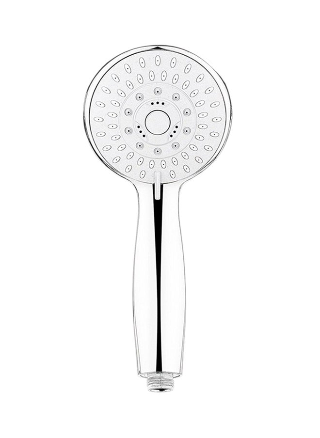 Handheld Shower Head With Hose Silver 25.5 x 11.8 x 5.8centimeter