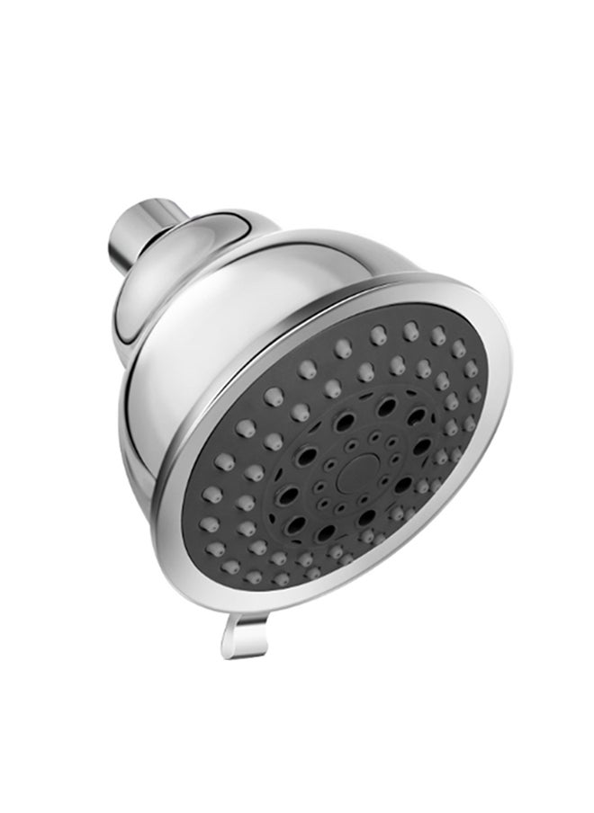 5-Spray Setting Anti-Clog Shower Head Silver 11 x 11 x 11centigram